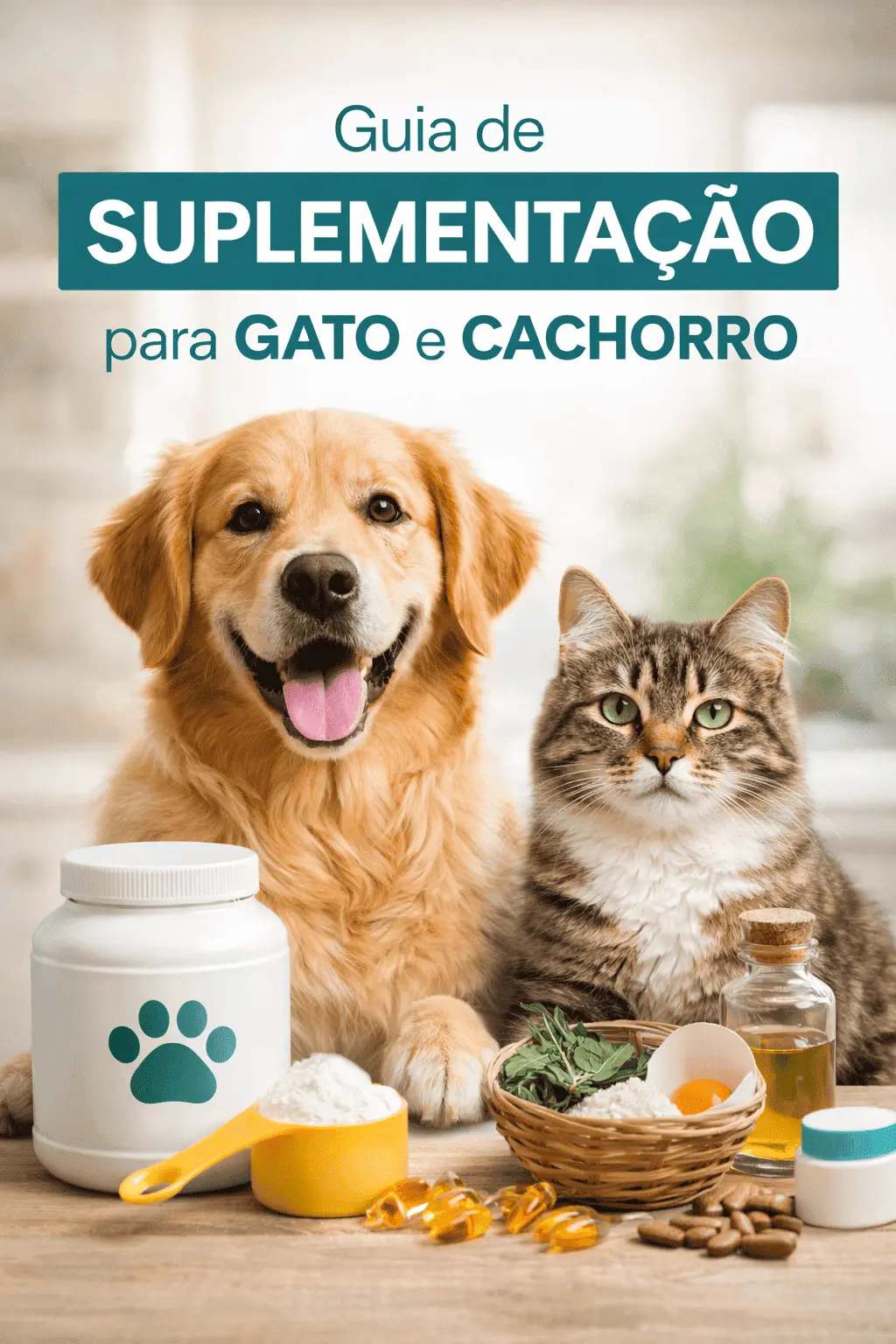 Home guia de suplementação natural para cães e gatos - Nat Pet